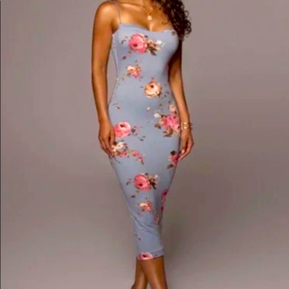 JLUXLABEL NWT Floral Cassia Dress Size M